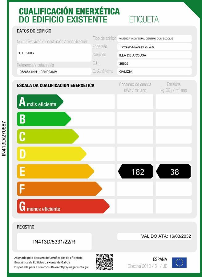 Apartament Atico Cool Isla De Arousa Isla de Arosa Zewnętrze zdjęcie
